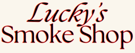 Lucky's smoke shop logo