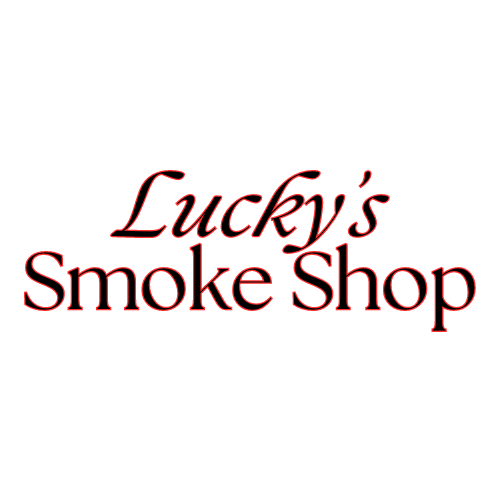 Lucky's smoke shop logo